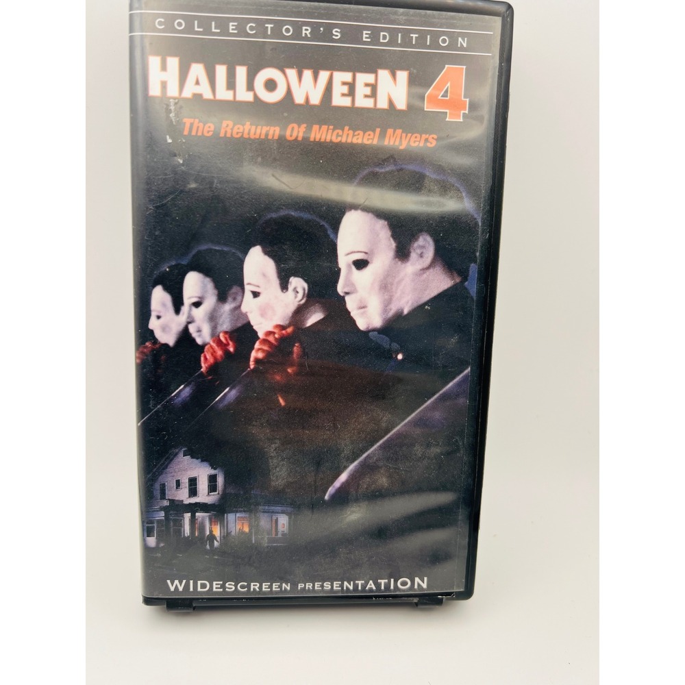 Halloween4 The Return Of Michael Myers VHS Collector's Edition Widescreen Horror